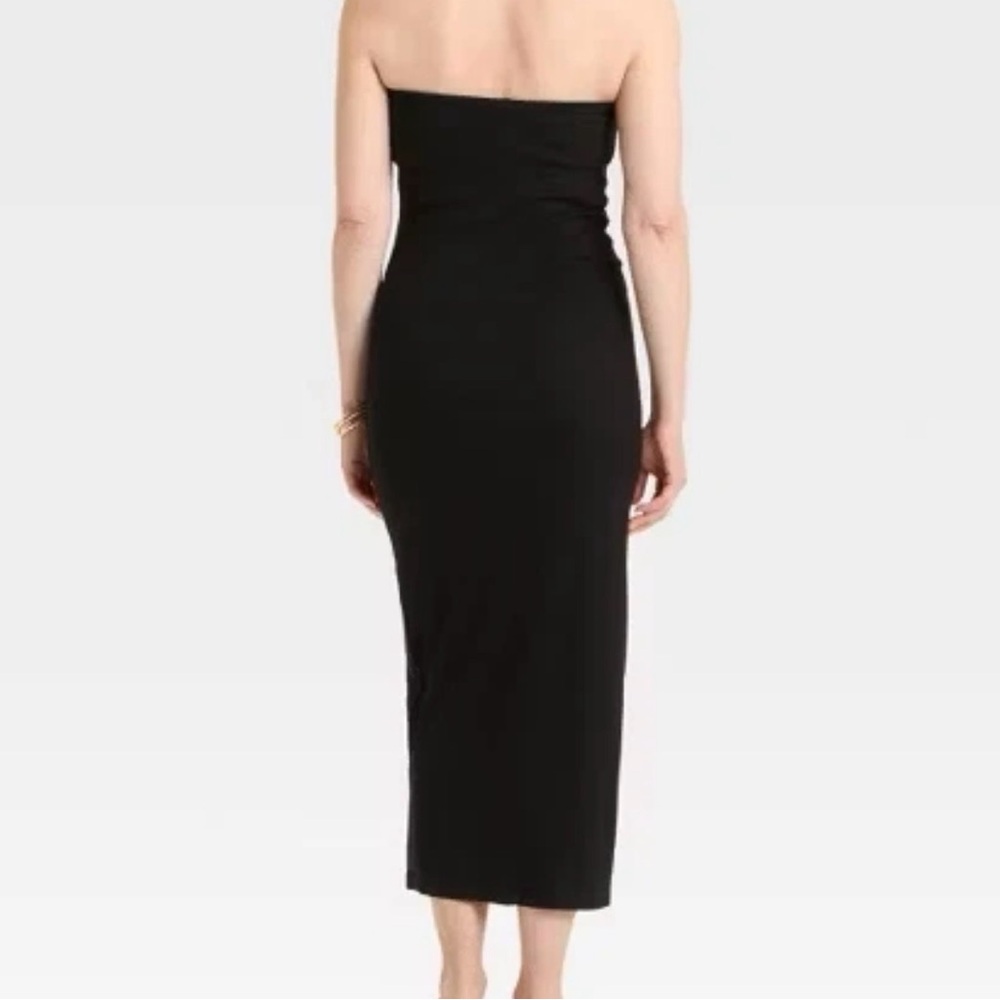 Black Strapless Dress - Picture 2 of 8
